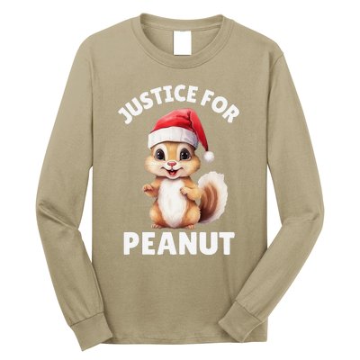 Justice For Peanut The Squirrel Justice For Fred The Raccoon Long Sleeve Shirt