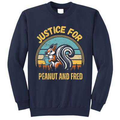 Justice For Peanut And Fred Peanut Squirrel Fred Raccoon Sweatshirt