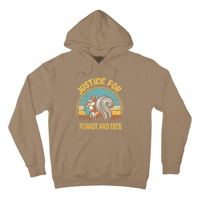 Justice For Peanut And Fred Peanut Squirrel Fred Raccoon Hoodie