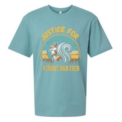 Justice For Peanut And Fred Peanut Squirrel Fred Raccoon Sueded Cloud Jersey T-Shirt