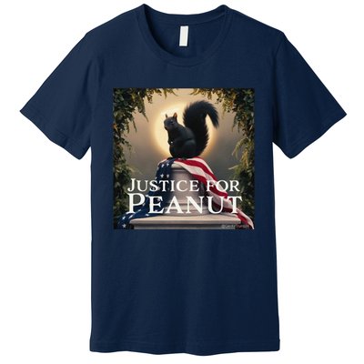 Justice For Peanut The Squirrel Peanut Squirrel Gift Premium T-Shirt