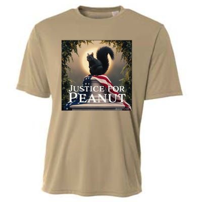 Justice For Peanut The Squirrel Peanut Squirrel Gift Cooling Performance Crew T-Shirt