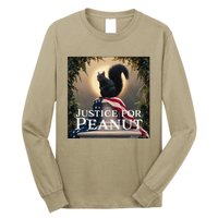 Justice For Peanut The Squirrel Peanut Squirrel Gift Long Sleeve Shirt