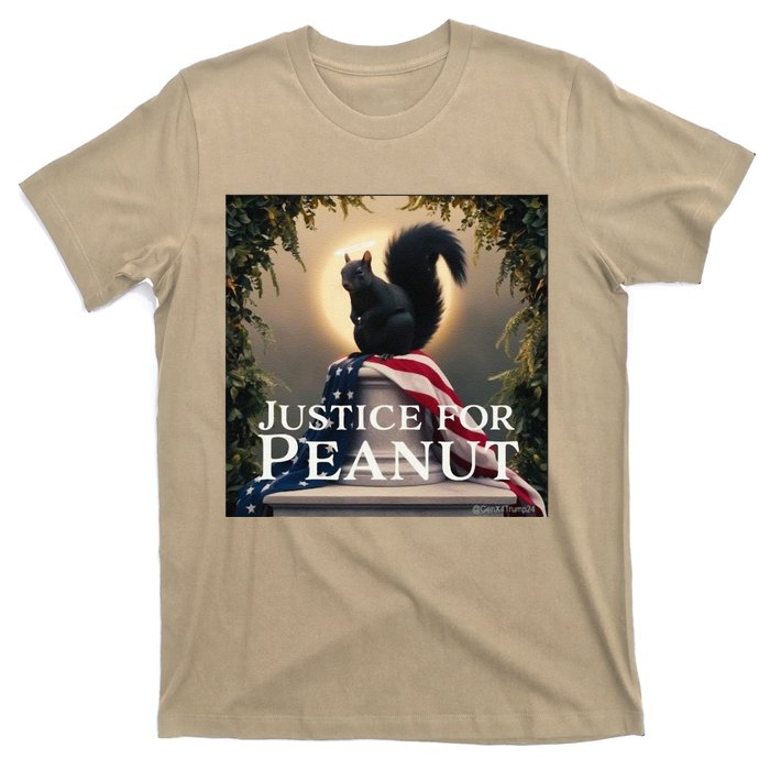 Justice For Peanut The Squirrel Peanut Squirrel Gift T-Shirt