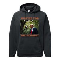 Justice For Peanut The Squirrel Maga Trump 2024 Vote Trump Performance Fleece Hoodie