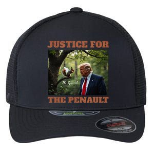 Justice For Peanut The Squirrel Maga Trump 2024 Vote Trump Flexfit Unipanel Trucker Cap