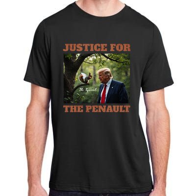 Justice For Peanut The Squirrel Maga Trump 2024 Vote Trump Adult ChromaSoft Performance T-Shirt