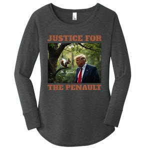 Justice For Peanut The Squirrel Maga Trump 2024 Vote Trump Women's Perfect Tri Tunic Long Sleeve Shirt