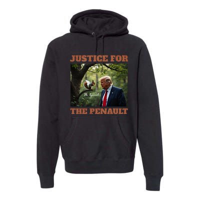 Justice For Peanut The Squirrel Maga Trump 2024 Vote Trump Premium Hoodie