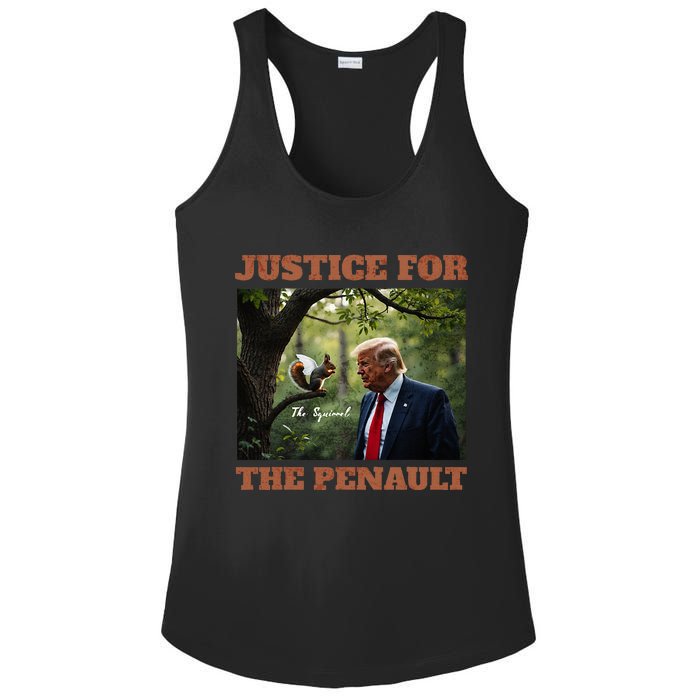 Justice For Peanut The Squirrel Maga Trump 2024 Vote Trump Ladies PosiCharge Competitor Racerback Tank