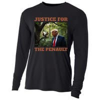 Justice For Peanut The Squirrel Maga Trump 2024 Vote Trump Cooling Performance Long Sleeve Crew