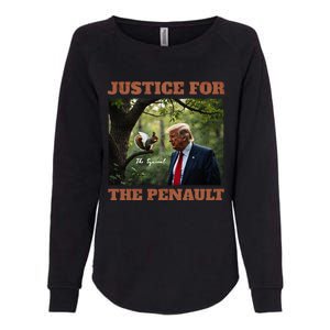 Justice For Peanut The Squirrel Maga Trump 2024 Vote Trump Womens California Wash Sweatshirt