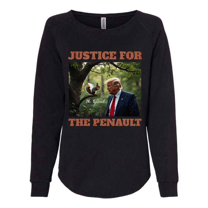 Justice For Peanut The Squirrel Maga Trump 2024 Vote Trump Womens California Wash Sweatshirt