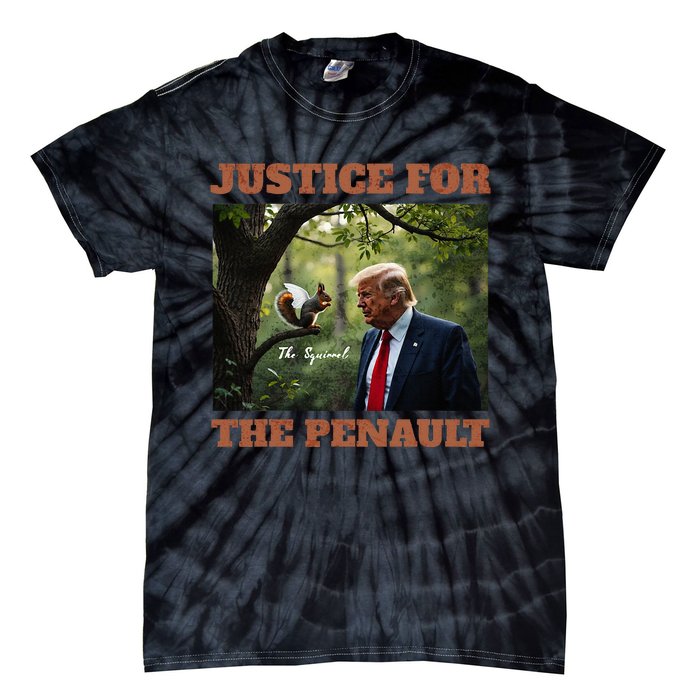 Justice For Peanut The Squirrel Maga Trump 2024 Vote Trump Tie-Dye T-Shirt