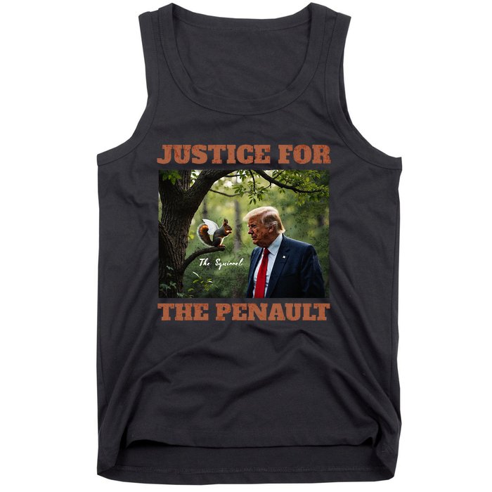 Justice For Peanut The Squirrel Maga Trump 2024 Vote Trump Tank Top