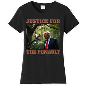 Justice For Peanut The Squirrel Maga Trump 2024 Vote Trump Women's T-Shirt