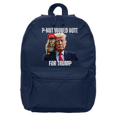 Justice For Pnut The Squirrel Justice For Peanut Trump Vote 16 in Basic Backpack