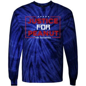 Justice For Peanut The Squirrel Peanut Squirrel Tie-Dye Long Sleeve Shirt