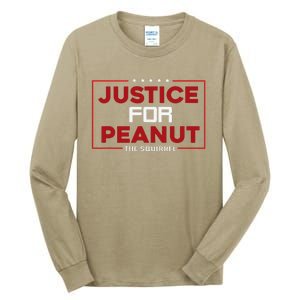 Justice For Peanut The Squirrel Peanut Squirrel Tall Long Sleeve T-Shirt