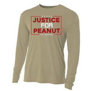 Justice For Peanut The Squirrel Peanut Squirrel Cooling Performance Long Sleeve Crew