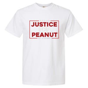 Justice For Peanut The Squirrel Peanut Squirrel Garment-Dyed Heavyweight T-Shirt