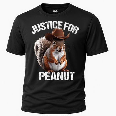 Justice For Peanut The Squirrel Peanut Squirrel Trending Design Cooling Performance Crew T-Shirt