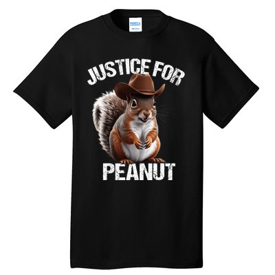 Justice For Peanut The Squirrel Peanut Squirrel Trending Design Tall T-Shirt