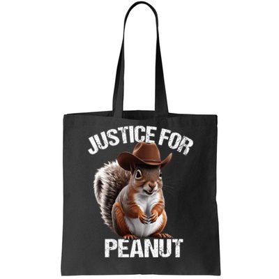 Justice For Peanut The Squirrel Peanut Squirrel Trending Design Tote Bag