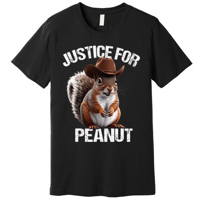 Justice For Peanut The Squirrel Peanut Squirrel Trending Design Premium T-Shirt