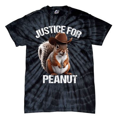 Justice For Peanut The Squirrel Peanut Squirrel Trending Design Tie-Dye T-Shirt