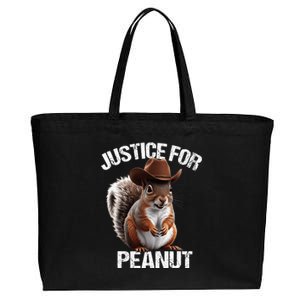 Justice For Peanut The Squirrel Peanut Squirrel Trending Design Cotton Canvas Jumbo Tote