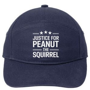 Justice For Peanut The Squirrel Peanut Squirrel 7-Panel Snapback Hat