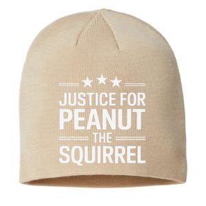 Justice For Peanut The Squirrel Peanut Squirrel Sustainable Beanie