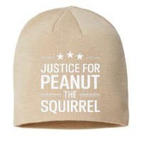 Justice For Peanut The Squirrel Peanut Squirrel Sustainable Beanie