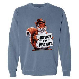 Justice For Peanut The Squirrel Peanut Squirrel Garment-Dyed Sweatshirt