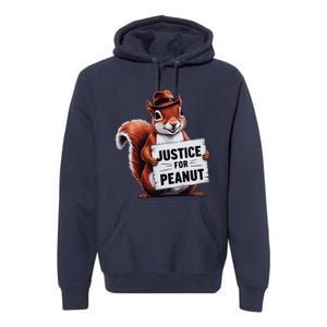 Justice For Peanut The Squirrel Peanut Squirrel Premium Hoodie