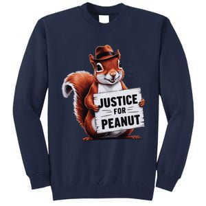 Justice For Peanut The Squirrel Peanut Squirrel Tall Sweatshirt