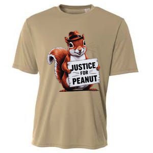 Justice For Peanut The Squirrel Peanut Squirrel Cooling Performance Crew T-Shirt