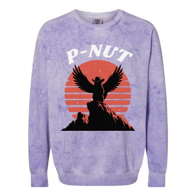 Justice For Peanut The Squirrel Colorblast Crewneck Sweatshirt