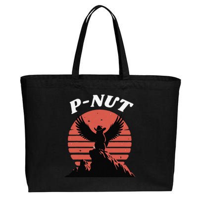 Justice For Peanut The Squirrel Cotton Canvas Jumbo Tote