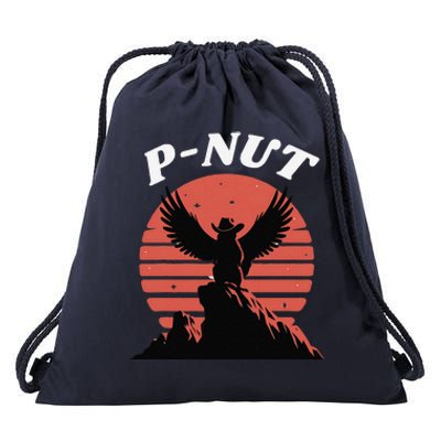 Justice For Peanut The Squirrel Drawstring Bag