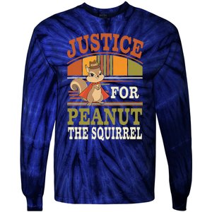 Justice For Peanut The Squirrel Peanut Squirrel Tie-Dye Long Sleeve Shirt