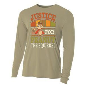 Justice For Peanut The Squirrel Peanut Squirrel Cooling Performance Long Sleeve Crew