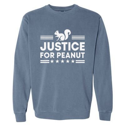 Justice For Peanut The Squirrel Peanut Squirrel Garment-Dyed Sweatshirt