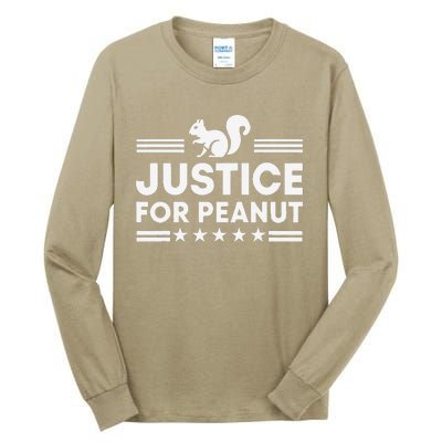 Justice For Peanut The Squirrel Peanut Squirrel Tall Long Sleeve T-Shirt