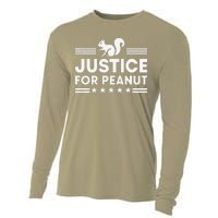 Justice For Peanut The Squirrel Peanut Squirrel Cooling Performance Long Sleeve Crew