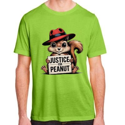 Justice For Peanut Animal Lovers Cartoon Graphic Adult ChromaSoft Performance T-Shirt