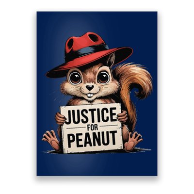 Justice For Peanut Animal Lovers Cartoon Graphic Poster