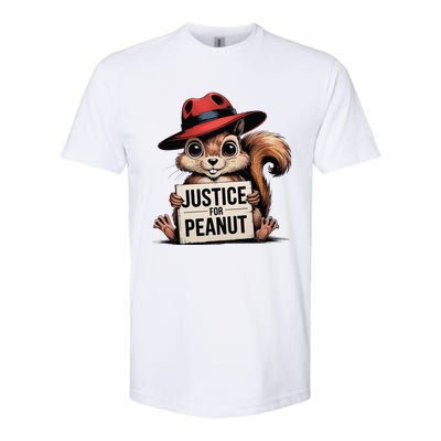 Justice For Peanut Animal Lovers Cartoon Graphic Softstyle® CVC T-Shirt