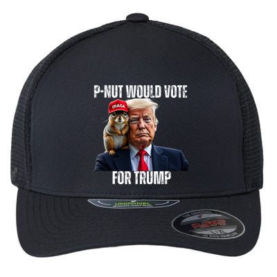 Justice For P Nut The Squirrel Justice For Peanut Trump Vote Flexfit Unipanel Trucker Cap